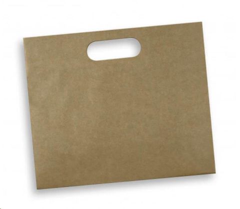 Paper Bag Landscape Diecut  handle small 275m (L) 275mm (W) +150mm (G)