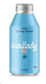 Wallaby Still spring water 400ml Aluminium bottle (24)