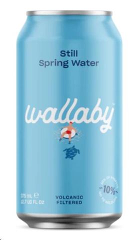 Wallaby Still spring water 375ml Aluminium can (24)