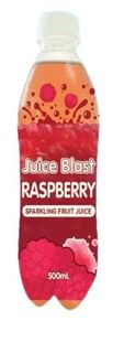 Juice Blast Sparkling raspberry 500ml PET bottle ctn 20