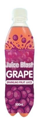 Juice Blast Sparkling grape 500ml PET bottle ctn 20