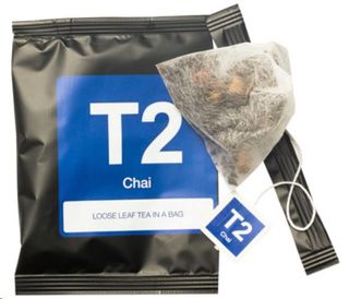 T2 Chai enveloped tea bags x 100