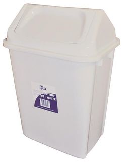 Bins Swing Top Lid white 20L