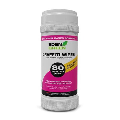 Eden Green graffiti remover tub 80 wipes