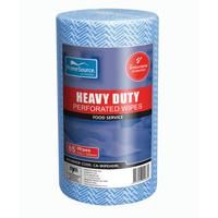 Wiper Rolls Multi Purpose antibacterial blue super heavy duty 500mm (L) 300mm (W)