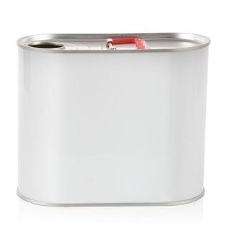 Olive Oil Tins 3L white oval metal each