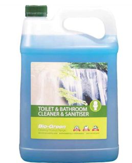 Toilet and bathroom biogreen cleaner phosphate free 5L container