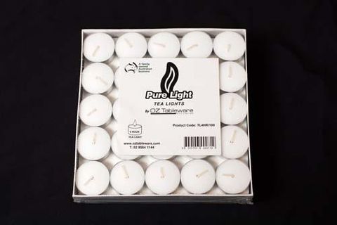 Candles wax tealights 9 hour (50)