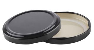 Bottle Lid metal black twist 58mm (D) each