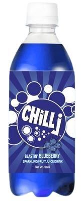 Chill J Juice Sparkling Fruit PET bottle no added sugar blueberry 250ml