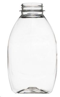 Bottles plastic squeeze clear 500ml 38mm (D) each