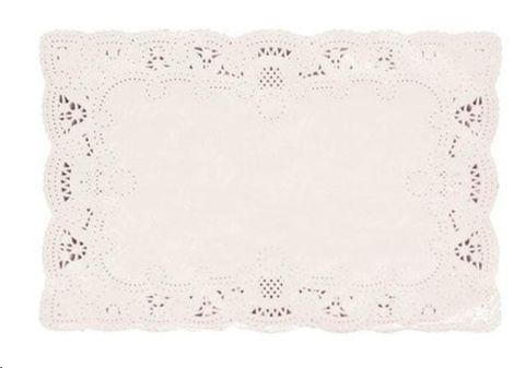 Doyleys lace biodegradable white paper rectangular 362x245mm