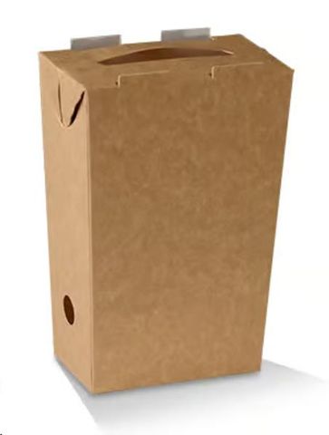 Boxes Kraft folded recyclable cardboard upright 94mm (L) 47mm (W) 150mm (H)
