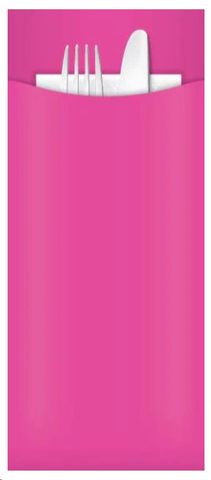 Cutlery Pouches Pink 3ply white napkin ctn 250