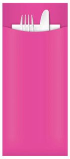 Cutlery Pouches Pink 3ply white napkin ctn 250