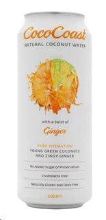Coconut Water Cococoast Ginger 500ml ctn 24