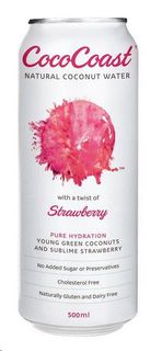 Coconut Water Cococoast Strawberry water 500ml ctn 24