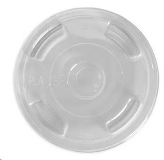 Lids clear with sipper hole bio cup 96mm ctn 1000 slv 100