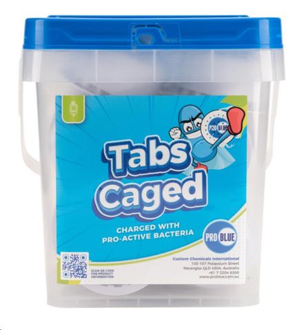 Pro Blue Tabs caged with Pro-Active Bacteria (20 per pail)