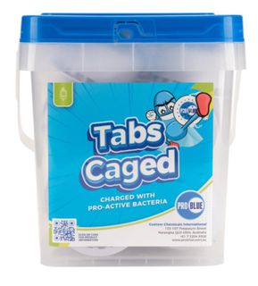 Pro Blue Tabs caged with Pro-Active Bacteria (20 per pail)