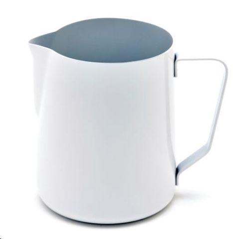 Milk Jug WHITE stainless steel 950ml