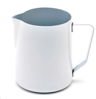 Milk Jug WHITE stainless steel 950ml