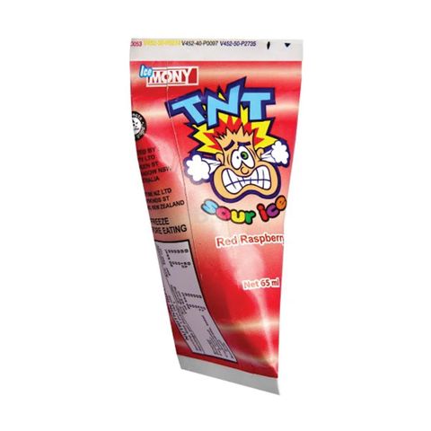 Ice Mony TNT Sour Raging Red Raspberry 65ml x 36