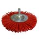 RED ABRASIVE SPINDLE BRUSH