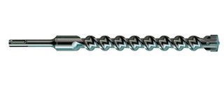 25.0mm x 200mm Flute length x 250mm OAL Alpha SDS + Zentro Masonry Drill