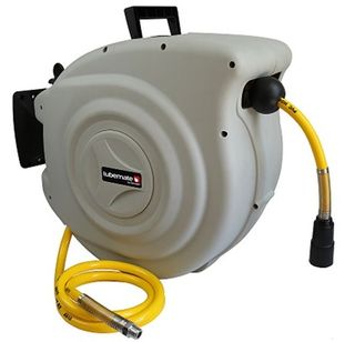 Retractable Air/Water Hose Reel 10mm x 30m - Lubemate