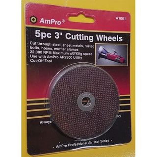 5pce 3" Cut Off Wheels for AR2300 - Ampro