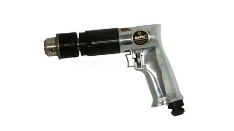 1/2" Drive Air Drill - 800 rpm Heavy Duty Reversible - Ampro