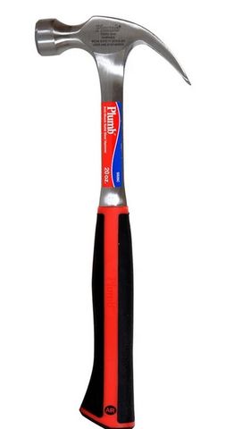 20oz Claw HammerSteel Handle Complete with Holster Pouch - CRESCENT