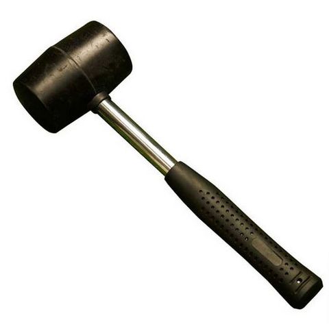 Rubber Mallet - metal Handle