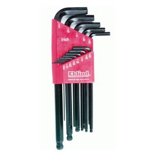 .050" - 3/8"  Ball End 13 piece Hex Key Set - Eklind...050",1/16",5/64",3/32",7/64",1/8",9/6"4,5/32",3/16",7/32",1/4",5/16", & 3/8"