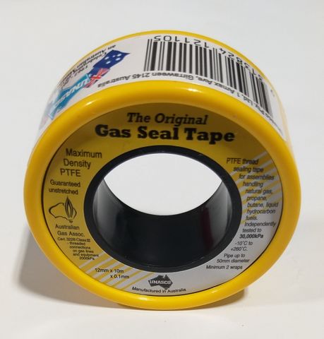 12mm GAS CEELON Thread Seal Tape (Yellow)