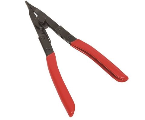 215mm Angle Tip 4-20mm Opening  Lock Ring Pliers - Toledo (Flatted Ends)