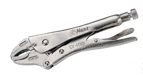 7"/175mm Curved Jaw Lock Pliers - Hans