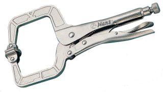 18"/450mm 'C' Clamp Swivel Pads - Hans