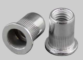 M5 Large Flange Head Aluminum Riveit Nuts Grip Range 0.25 - 2.5 (Pkt 10)
