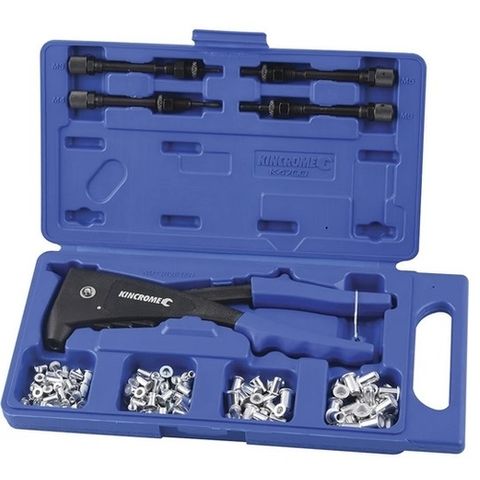 M3-M6  85 piece Nut Riveter Set - Kincrome