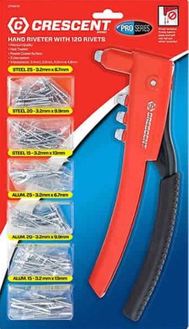 265 Pro Series Riveter complete with  Rivet Assortment - Crescent