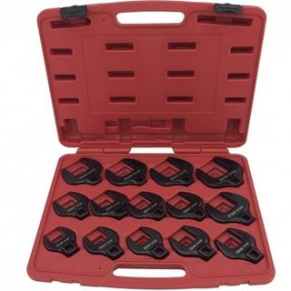 27-50mm - 1/2'' Drive  14 piece Crowsfoot Wrench Set - Toledo..Toledo27,29,30,32,33,34,35,36,38,41,43,46,48 & 50mm