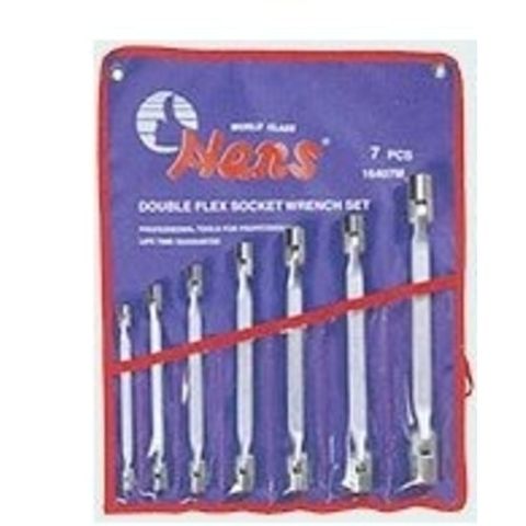 7 piece  8x9-21x22mm Double Flex Socket Wrench