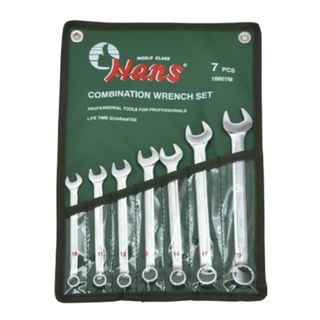 10mm - 19mm 7 piece Combination Wrench Set - HANS..(10, 11, 12, 13, 14, 17 & 19mm)