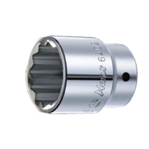 100mm x 1" Dr. Strd 12Pt Socket - Hans