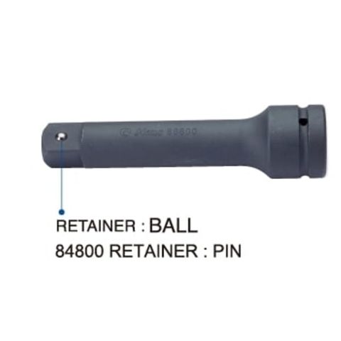 1/2' DR. x 75mm Imp. Extension Bar W/Ball - Hans