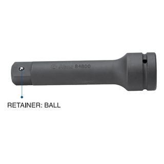 1/2' DR. x 250mm Imp. Extension Bar W/Ball - Hans