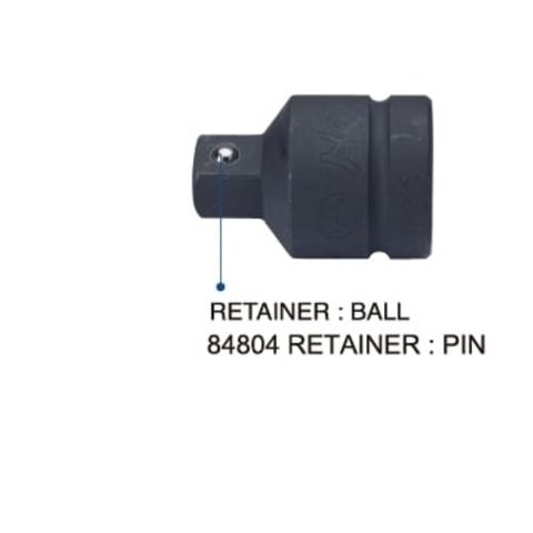 1/2' F x 3/8' M Impact Adaptor W/Ball - Hans