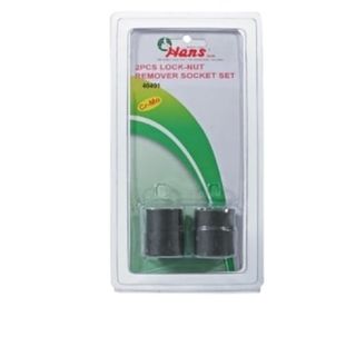 13/16-1"  2pce 1/2"' Dr. Lock-Nut Remover Socket  on Blister Card  - Hans